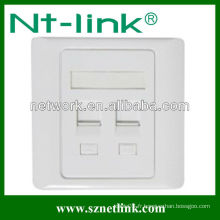 86 Type RJ45 Double face Faceplate